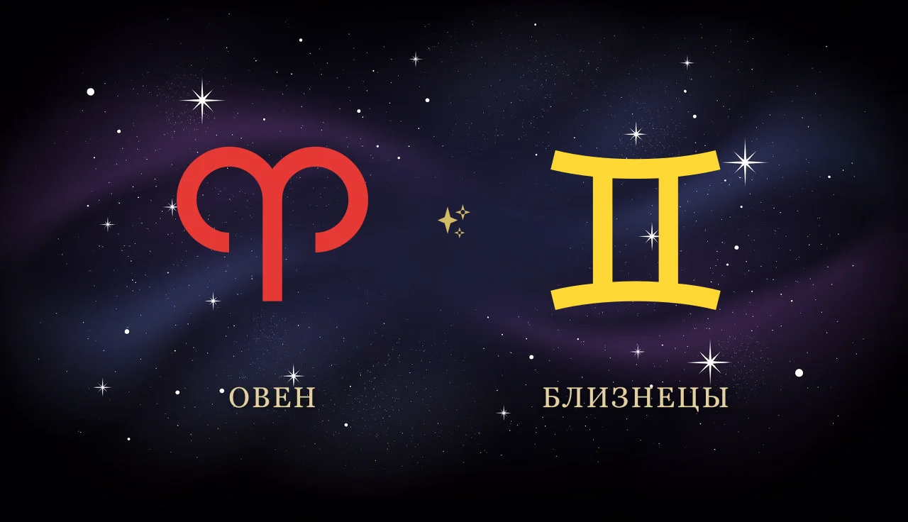 Совместимость Овна и Близнецов в любви