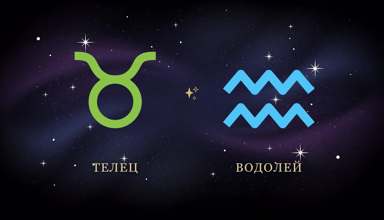 Совместимость Тельца и Водолея в отношениях