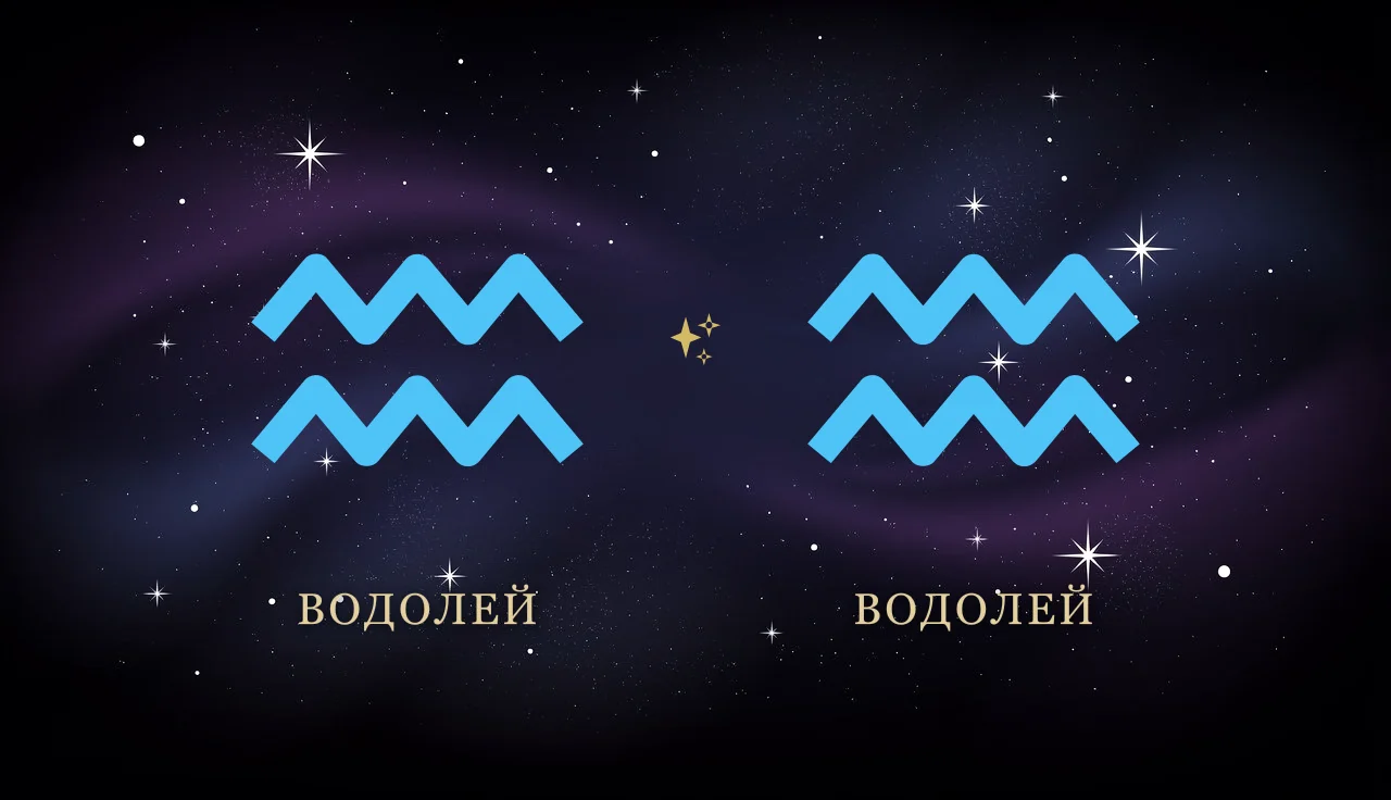 Совместимость Водолея и Водолея в любви